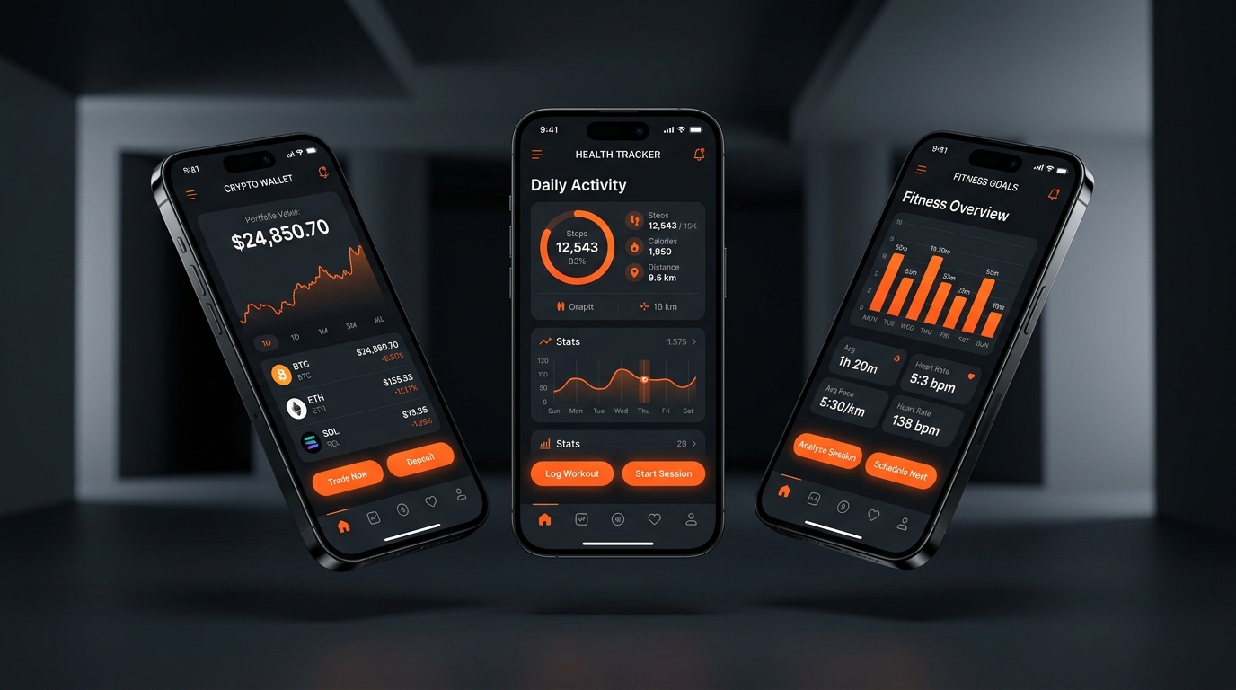 Mobile App UI/UX Mockup