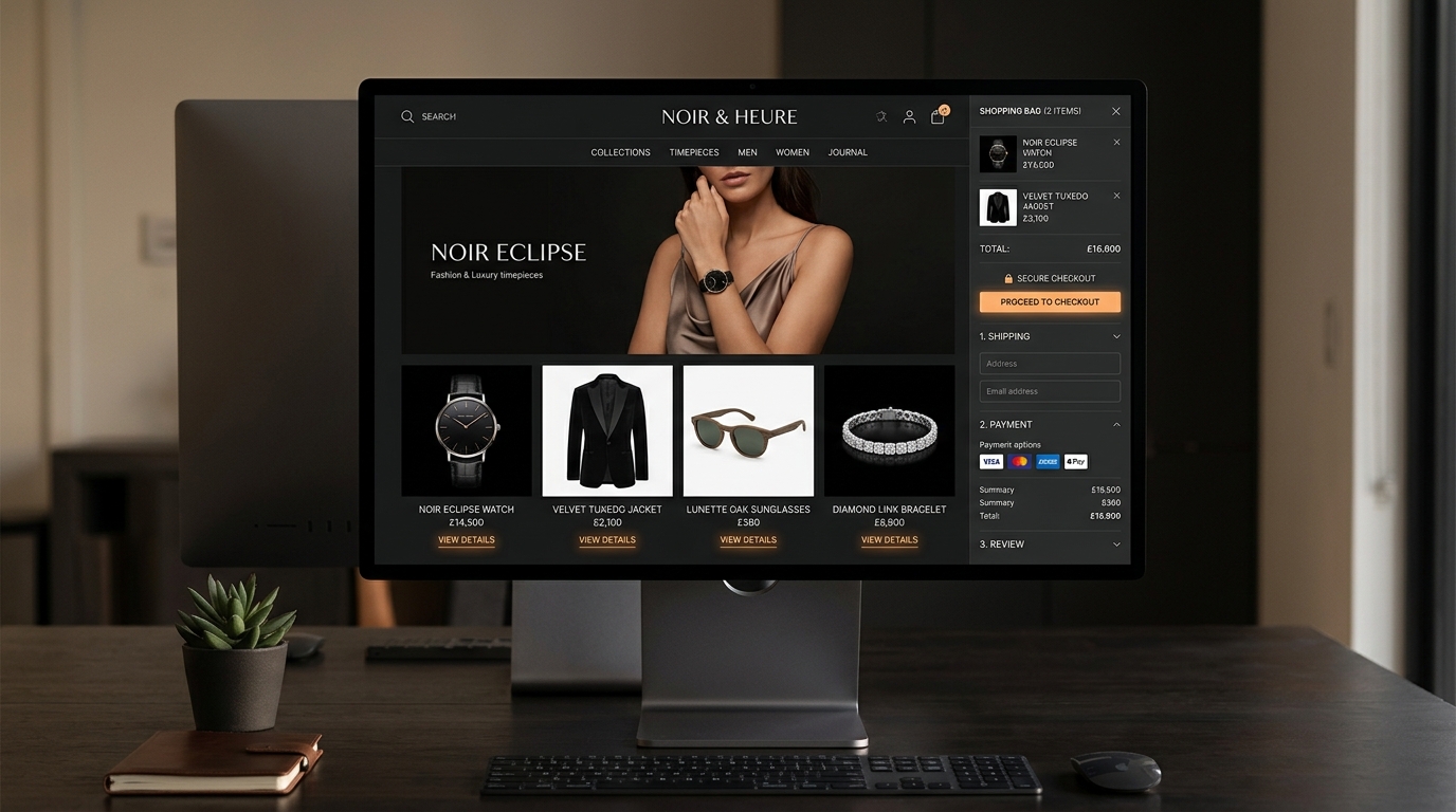 Noir & Heure Horology E-Commerce